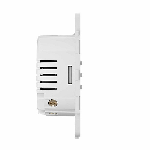 Реле двухклавишный выключатель проходного типа Ajax LightCore Vertical 2-gang 2-way for LightSwitch Jeweler, беспроводной
