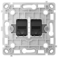Реле розетки Ajax OutletCore LAN Vertical чорна (128848.165.BL)