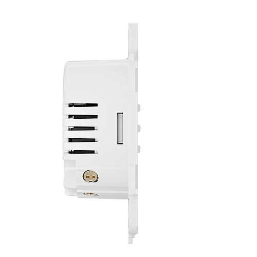 Реле двоклавішний вимикач прохідного типу Ajax LightCore 2-gang 2-way for LightSwitch Jeweler, бездротовий