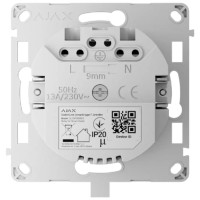 Реле розетки Ajax OutletCore for Outlet smart, Jeweler, бездротовий