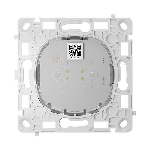 Реле двухклавишный выключатель проходного типа Ajax LightCore Vertical 2-gang 2-way for LightSwitch Jeweler, беспроводной