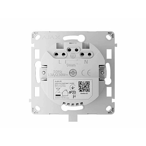 Реле розетки Ajax OutletCore for Outlet smart, Jeweler, бездротовий