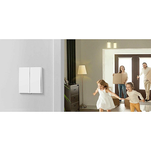 Розумний вимикач світла, 2-канальний 1-сторонній TP-LINK Tapo S220 868 MHz 250V 4A