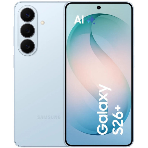 Смартфон Samsung Galaxy S26+ 5G (S947) 6.7' 12/256ГБ, 2SIM, 4900мА•год, блакитний