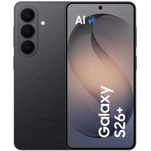 Смартфон Samsung Galaxy S26+ 5G (S947) 6.7' 12/512ГБ, 2SIM, 4900мА•год, чорний