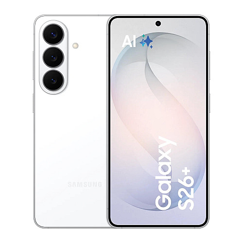 Смартфон Samsung Galaxy S26+ 5G (S947) 6.7' 12/256ГБ, 2SIM, 4900мА•год, білий