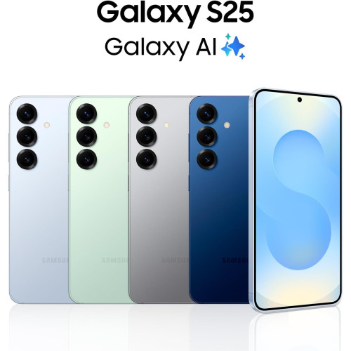 Смартфон Samsung Galaxy S25 5G (S931) 6.2' 12/256ГБ, 2SIM, 4000мА•год, сірий сріблястий