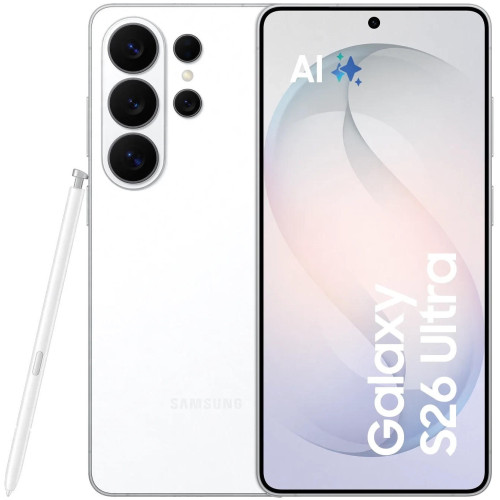 Смартфон Samsung Galaxy S26 Ultra 5G (S948) 6.9' 12/256ГБ, 2SIM, 5000мА•год, білий
