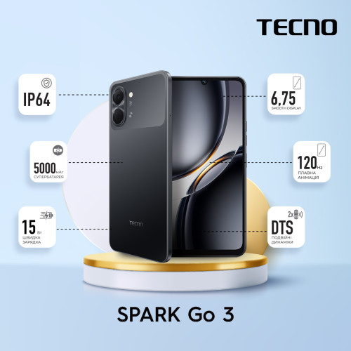 Смартфон TECNO Spark Go 3 (KN3) 6.75