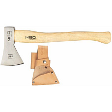 Сокира універсальна Neo Tools Bushcraft руків'я ясень 34.5см 400г шкіряний чохол