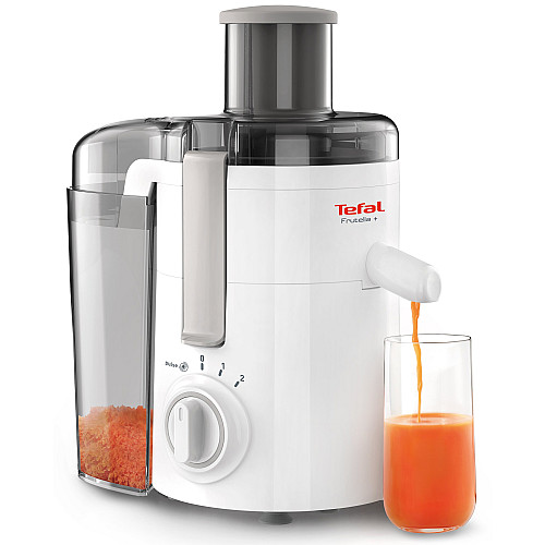 Соковитискач Tefal Frutelia + відцентрований 350Вт, чаша-0.95л, жмих-0.5л, пластик, біло-сірий