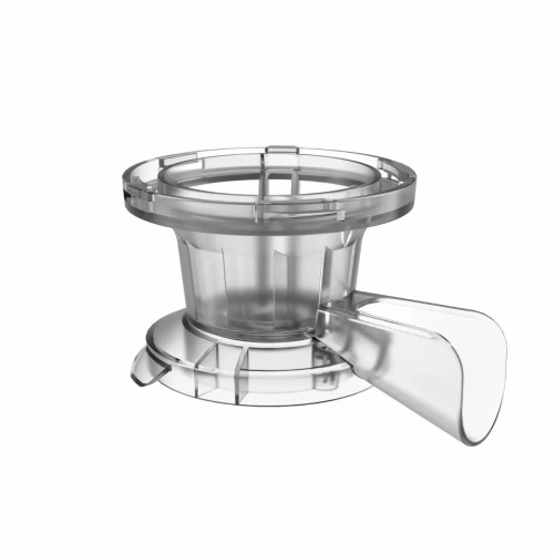 Соковитискач Tefal Ultra Juice шнековий 200Вт, чаша-6л, жмих-0.8л, пластик, сріблясто-чорний