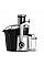 Соковыжималка Tefal Nutri XXL отцентрированная 1000Вт, чаша-0.8л, жмых-2.2л, желоб на целое яблоко, пластик/металл, черно-нержавеющая сталь.