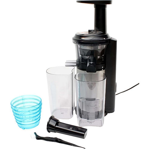 Соковыжималка Panasonic Viva Collection шнековая 150Вт, чаша-0.4л, пластик/металл, черный