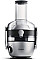 Соковитискач Philips Avance Collection відцентрований 1200Вт, чаша-1л, жмих-2.1л, жолоб на ціле яблуко, пластик/метал, сріблястий