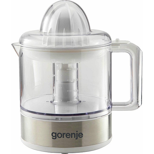 Соковыжималка Gorenje цитрус-пресс 30Вт, чаша-0.8л, пластик/металл, белая