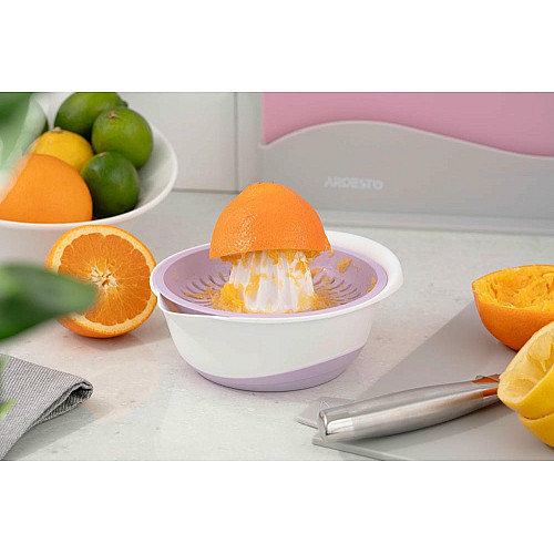 Соковыжималка ручная для цитрусовых ARDESTO Fresh, 0.6л, пластик, лиловый