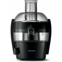 Соковыжималка Philips Viva Collection отцентрированная 500Вт, чаша-0.5л, жмых-1л, пластик, черный