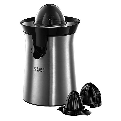 Соковыжималка Russell Hobbs Classics цитрус-пресс 60Вт, 2 насадки в комплекте, металл, черный