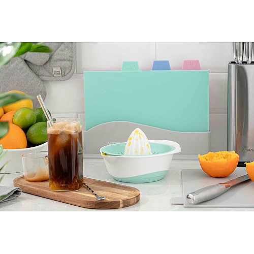 Соковитискач ручний для цитрусових ARDESTO Fresh, 0.6л, пластик, блакитний