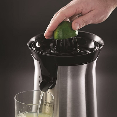 Соковыжималка Russell Hobbs Classics цитрус-пресс 60Вт, 2 насадки в комплекте, металл, черный