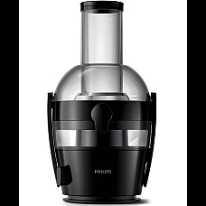 Соковитискач Philips Viva Collection відцентрований 800Вт, чаша-2л, жмих-1.2л, жолоб на ціле яблуко, пластик, чорний