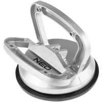 Присоска вакуумна Neo Tools, одинарна, алюмінієвий корпус, D120мм, 50кг