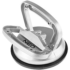 Присоска вакуумная Neo Tools, одинарная, алюминиевый корпус, D120мм, 50кг