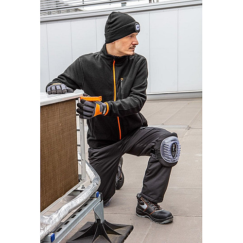 Кофта рабочая Neo Tools Outdoor, флисовая, 300г/м кв, на молнии, XXL(58), черный