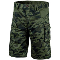 Шорти робочі Neo Tools Camo, еластичний пояс, L(52), камуфляж