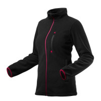 Кофта робоча Neo Tools Woman Line, флісова, 300г/м кв, на блискавці, XL(42), чорний