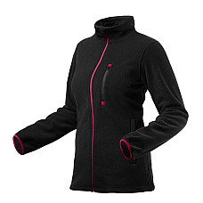 Кофта робоча Neo Tools Woman Line, флісова, 300г/м кв, на блискавці, XL(42), чорний
