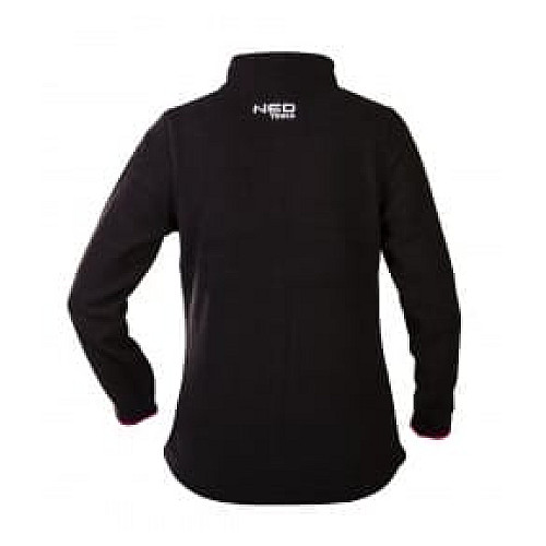 Кофта рабочая Neo Tools Woman Line, флисовая, 300г/м кв, на молнии, XL(42), черный