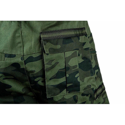Шорти робочі Neo Tools Camo, еластичний пояс, L(52), камуфляж