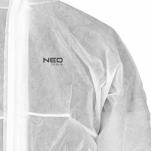Костюм для фарбування Neo Tools, матеріал нетканий поліпропілен, щільність 50 г/м2, розмір XL, білий