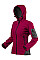 Куртка рабочая Neo Tools Softshell Woman Line, подкладка флис, капюшон, S(36), красный