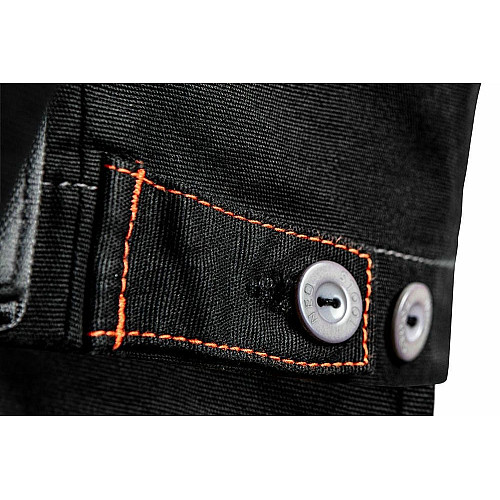 Куртка рабочая Neo Tools HD Slim, усиление тканью Oxford, M(50), черно-серый
