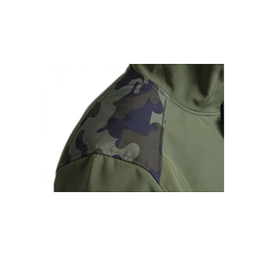 Куртка рабочая Neo Tools Camo, материал Softshell, подкладка флис, ветро и водонепроницаемая, капюшон, XXL(56), оливковый