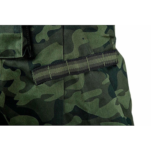 Шорти робочі Neo Tools Camo, еластичний пояс, L(52), камуфляж