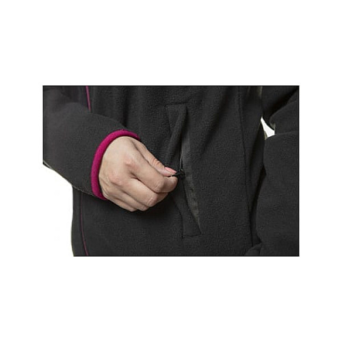 Кофта рабочая Neo Tools Woman Line, флисовая, 300г/м кв, на молнии, XL(42), черный