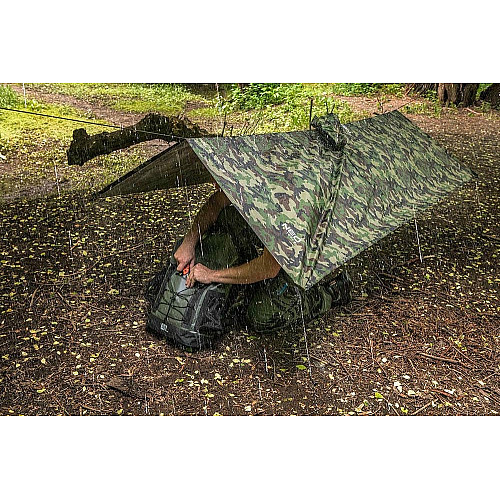 Дощовик тент Neo Tools Camo, 3в1, 124х142см, поліестер 210D, камуфляж