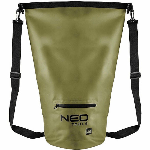 Рюкзак сумка Neo Tools, PVC 500D, 40л, водонепроникна, зелена