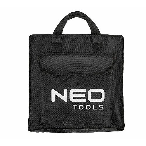 Портативное зарядное устройство солнечная панель Neo Tools, 120Вт, регулятор напряжения, USB-C и 2xUSB, 1316x762x15мм, IP64, кабель 5м, зажимы 