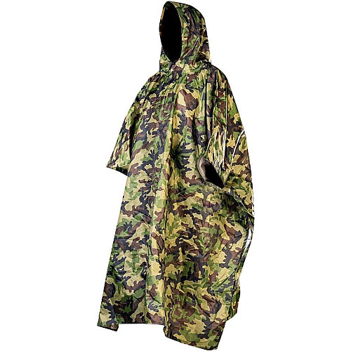 Дощовик тент Neo Tools Camo, 3в1, 124х142см, поліестер 210D, камуфляж