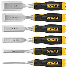 Стамеска DeWALT, 6-13-19-25-32-38мм, кейс набір 6шт