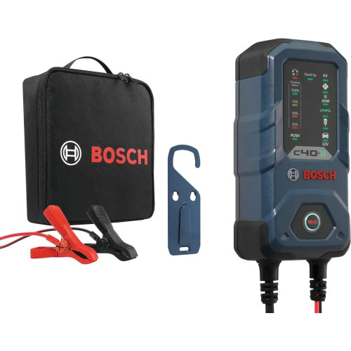 Зарядний пристрій Bosch C40-LI, 6/12В, 1.2-120А·год, 5А, IP65 (0 189 921 040)