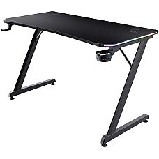 Стіл Trust GXT 709W LUMINUS, (120х74см), RGB, чорний