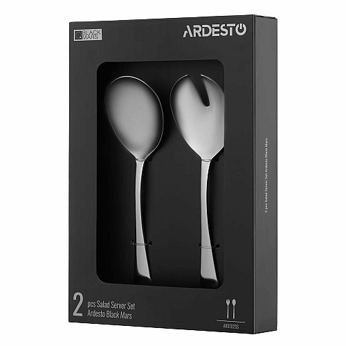 Набір для салату ARDESTO Black Mars, 2 прибори, нержавіюча сталь