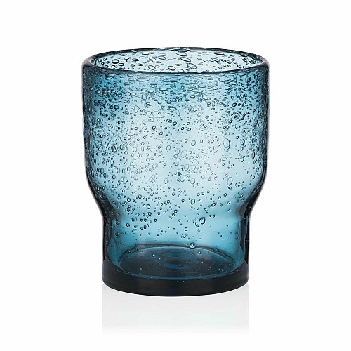 Набір склянок низьких ARDESTO Bubble 300мл, 2шт, скло, синій
