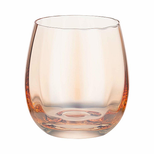 Набор стаканов низких ARDESTO Black Mars Amber 480мл, 2шт, стекло, золотистый